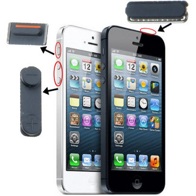 3 in 1 for iPhone 5 (Mute Button + Power Button + Volume Button), For iPhone 5, For iPhone 5 (3 in 1) - BSPART