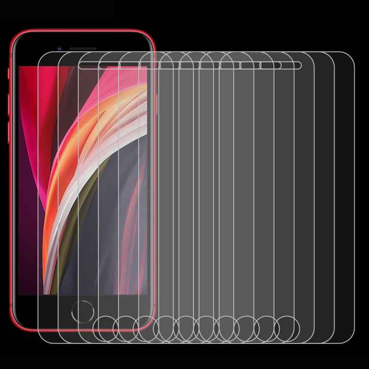 10 PCS for iPhone SE & 5 & 5S & 5C 0.26mm 9H Surface Hardness 2.5D Explosion-proof Tempered Glass Screen Film