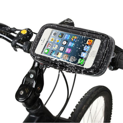 Soporte para bicicleta y funda resistente al agua, a la arena, a la nieve y a la suciedad para iPhone 5, 5s, SE, 5C, Touch 5 y para 5.