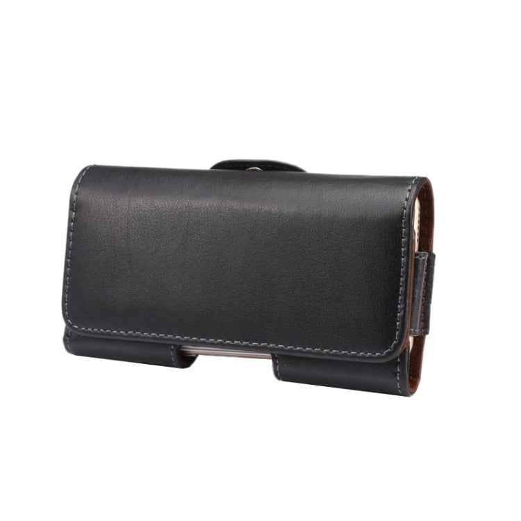 Crazy Horse Texture Vertical Flip Genuine Leather Case / Waist Bag with Back Splint for iPhone 4S / 5 / 5S / 5C