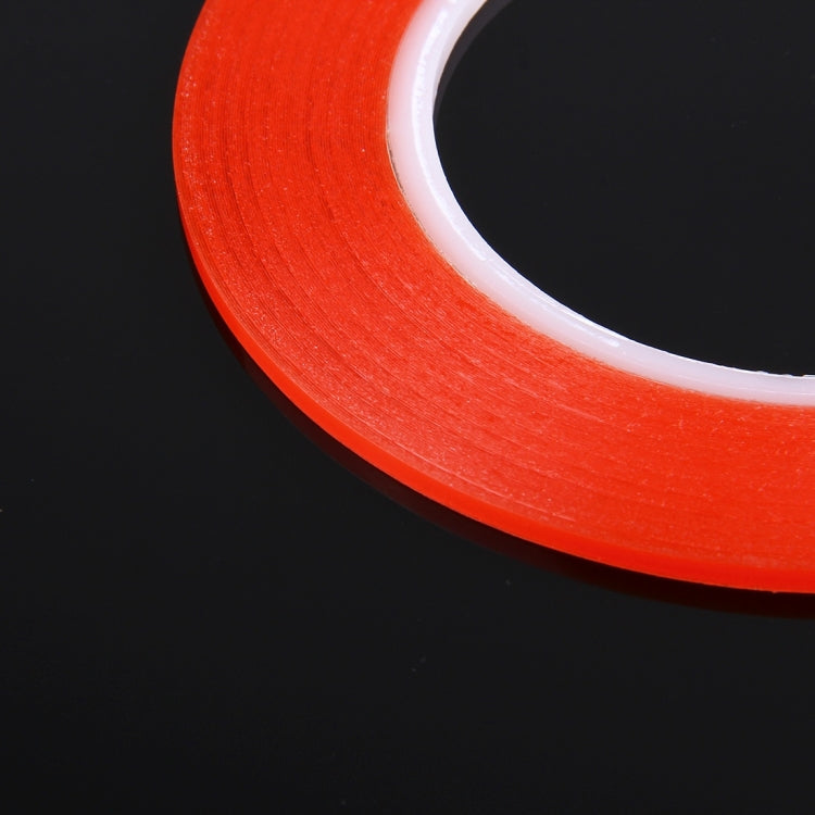 3mm Width Double Sided Adhesive Sticker Tape for iPhone / Samsung / HTC Mobile Phone Touch Panel Repair, Length: 25m (Red)