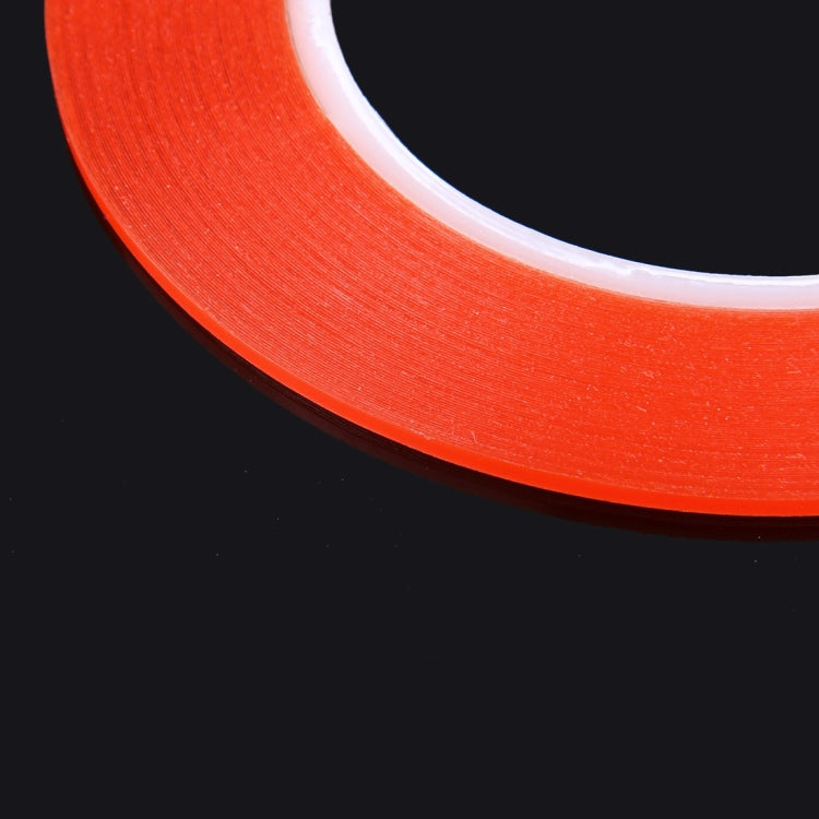 2mm Width Double Sided Adhesive Sticker Tape for iPhone / Samsung / HTC Mobile Phone Touch Panel Repair, Length: 25m (Red)
