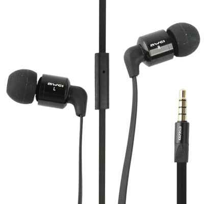 Awei ES600i Noodle Style 3.5mm Universal Headset with Hear Speaker Control & Microphone for iPhone / iPad / iPod touch, Galaxy SIV / SIII / Note II / Premier, Nokia Lumia Series, LG Optimus Series, HTC / Motorola / Sony Xperia Series etc.