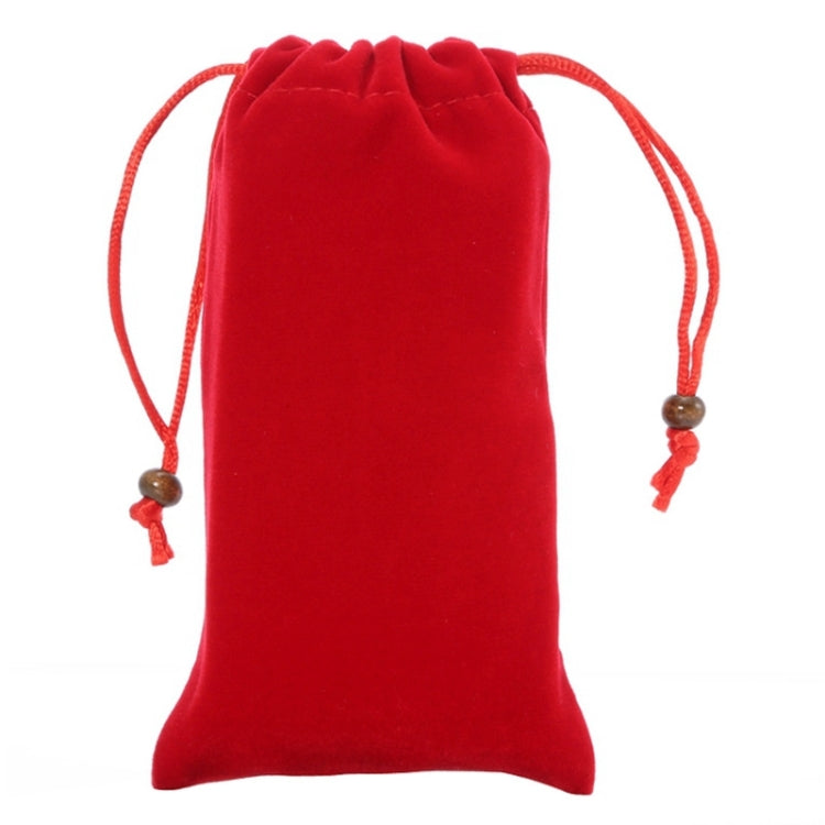 Universal Leisure Cotton Flock Cloth Carry Bag with Lanyard for iPhone 6 / Galaxy S6 / S5 / G900 / S IV / i9500 / SIII / i9300