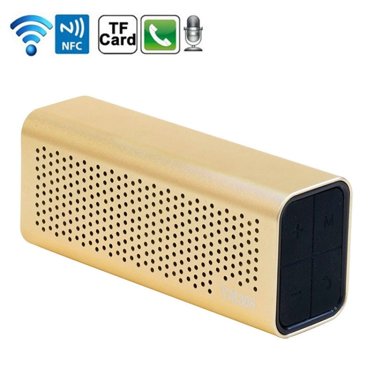 Enceinte Bluetooth NFC portable rechargeable YM-308, compatible carte TF