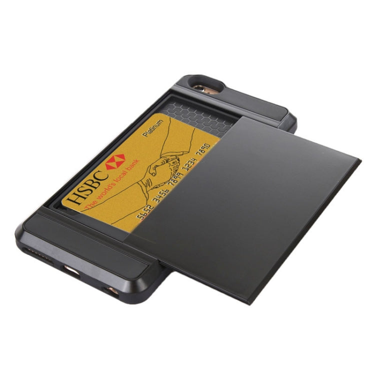 Funda combinada Blade PC + TPU con ranura para tarjetas para iPhone 6