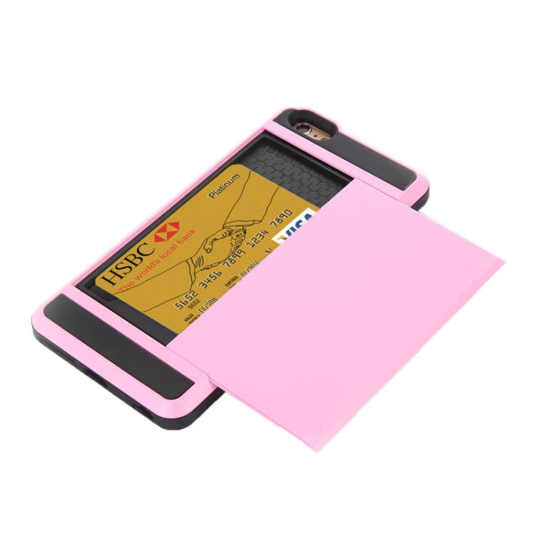 Funda combinada Blade PC + TPU con ranura para tarjetas para iPhone 6