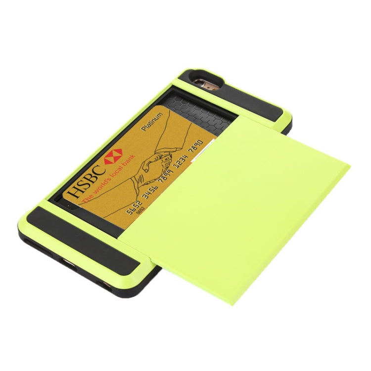 Funda combinada Blade PC + TPU con ranura para tarjetas para iPhone 6