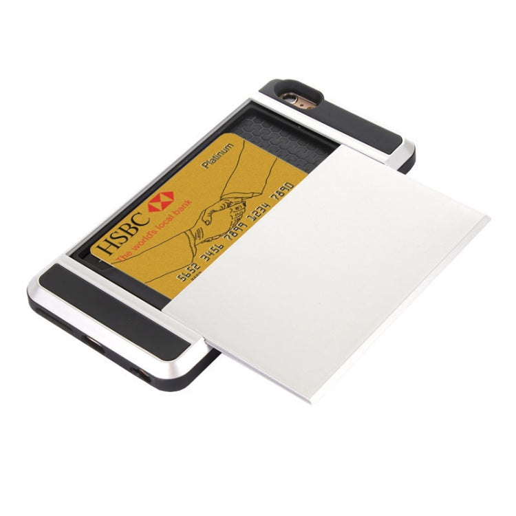 Funda combinada Blade PC + TPU con ranura para tarjetas para iPhone 6