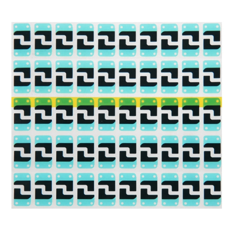 100 PCS for iPhone 6 Home Key Iron Sheet Insulating Cotton Paste Sticker