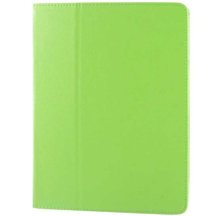 High Quality Litchi Texture Folding Leather with Sleep / Wake-up & Holder Function for iPad 2 / iPad 3 / iPad 4