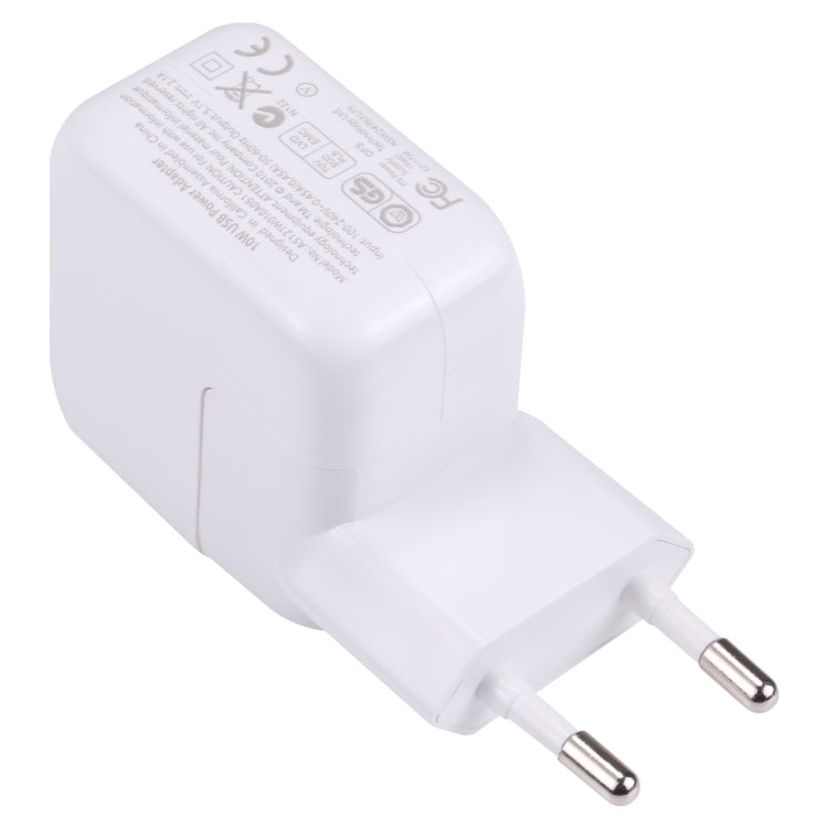 10W USB Power Adapter Travel Charger, EU Plug