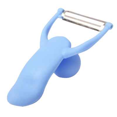 Men Shaped Fruit Vegetable Kitchen Blade Peeler with Durable ABS Handle