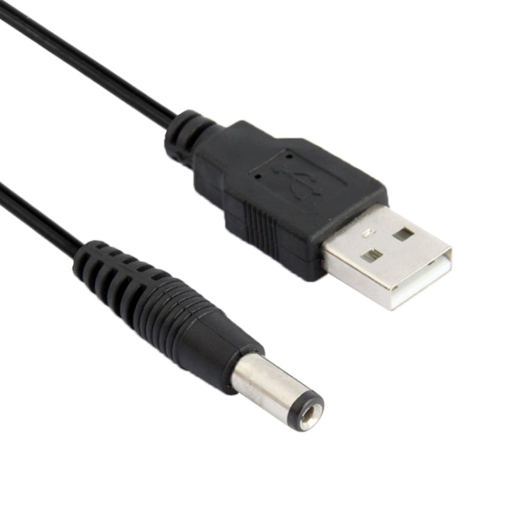 USB Male to DC 5.5 x 2.1mm Power Cable, Length: 1.2m, USB Male (Length: 60cm)