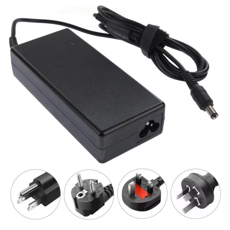 90W 15V 6A AC Adapter for Toshiba Laptop, Output Tips: 6.3mm x 3.0mm