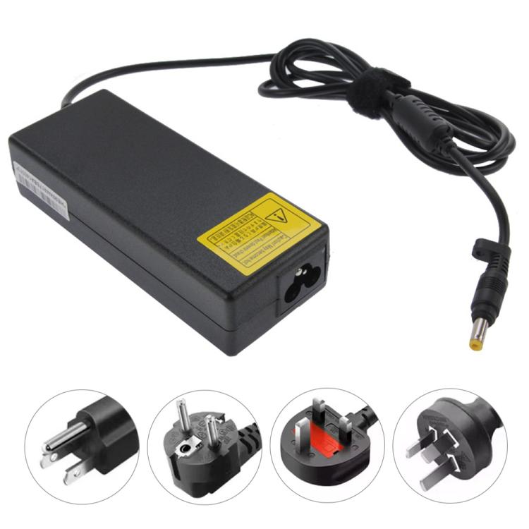 90W 19V 4.74A AC Adapter for HP Laptop, Output Tips: 4.8mm x 1.7mm, 19V 4.74A