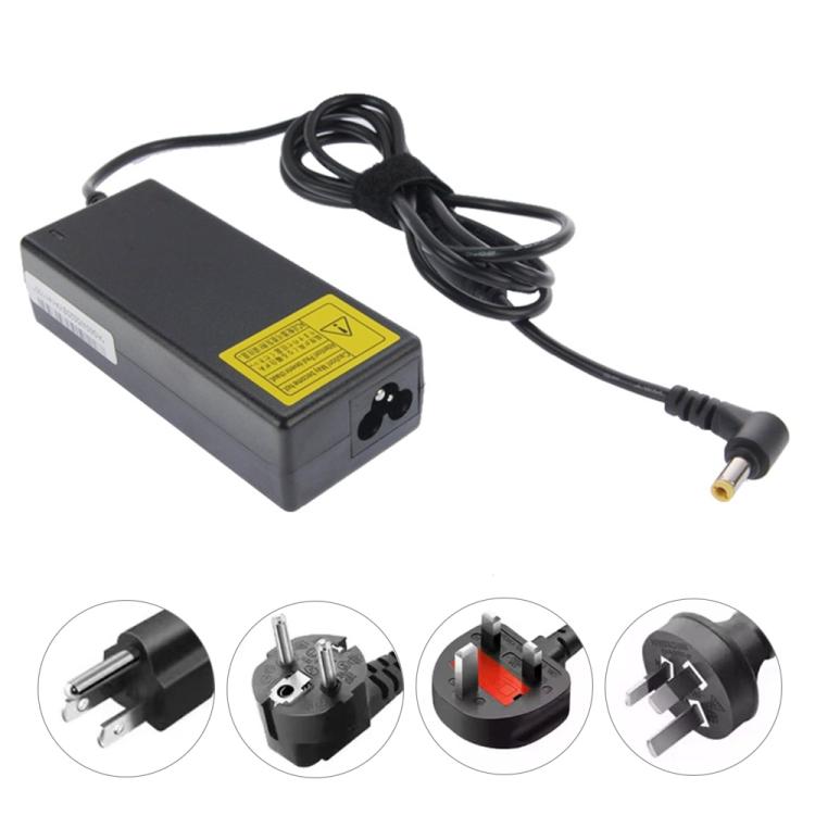 PA-1650-22 65W 19V 3.42A AC Adapter for Gateway Laptop, Output Tips: 5.5mm x 2.5mm