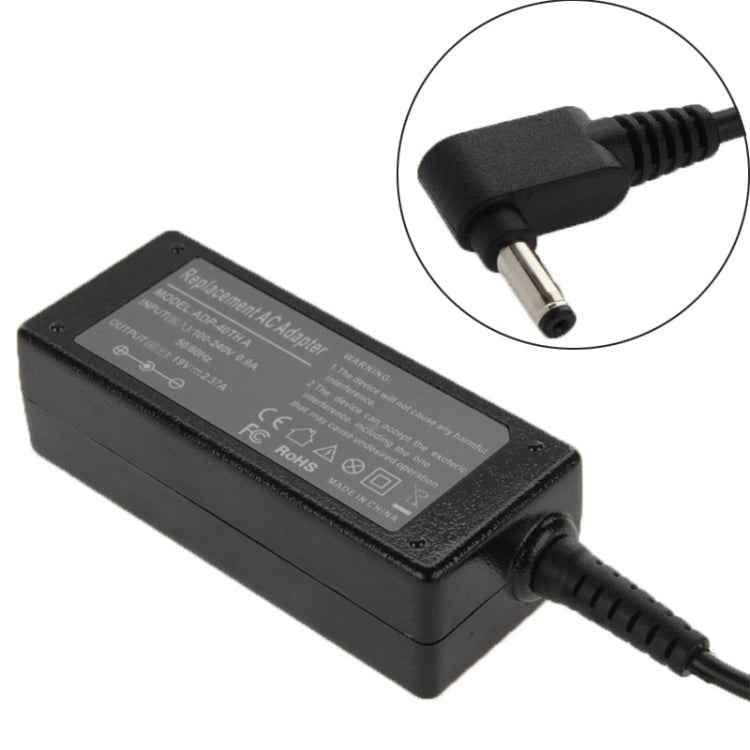 ADP-40THA 45W 19V 2.37A AC Adapter for Asus Laptop, Output Tips: 4.0mm x 1.35mm