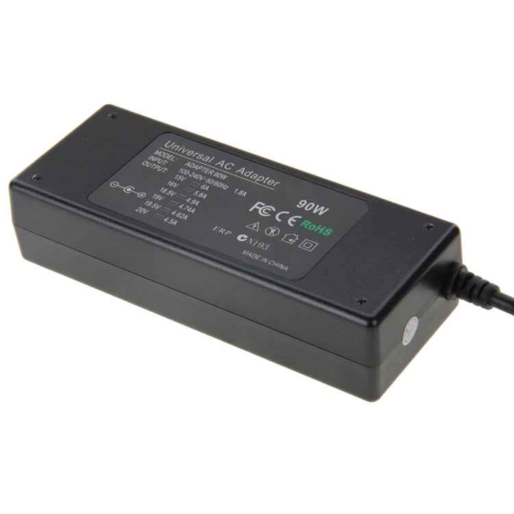 AU-90W+13 TIPS 90W 15V 6A Universal AC Power Adapter Charger with 13 Tips Connectors for Laptop Notebook, EU Plug