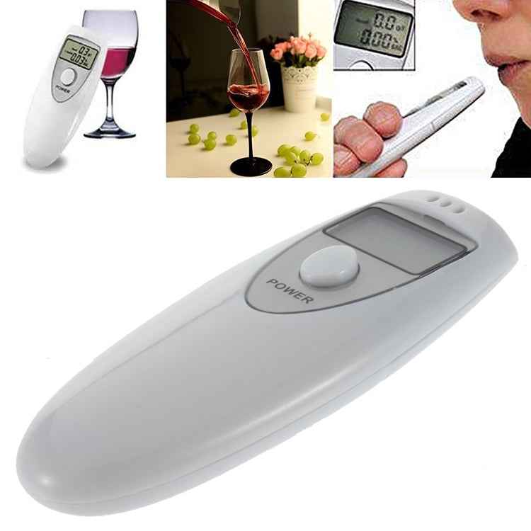 Digital LCD Display Breath Alcohol Tester with Audible Alert