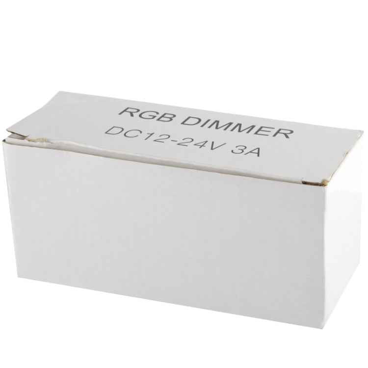 3 Channel RGB LED Dimmer Controller for LED Light Strip DC12-24V, Output Current: 3A