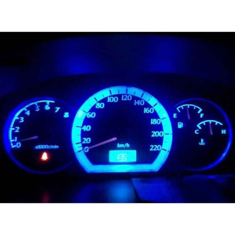 2 PCS T3 White Light 0.1W 5LM 1 LED SMD 3528 LED Instrument Light Bulb Dashboard Light for Vehicles, DC 12V