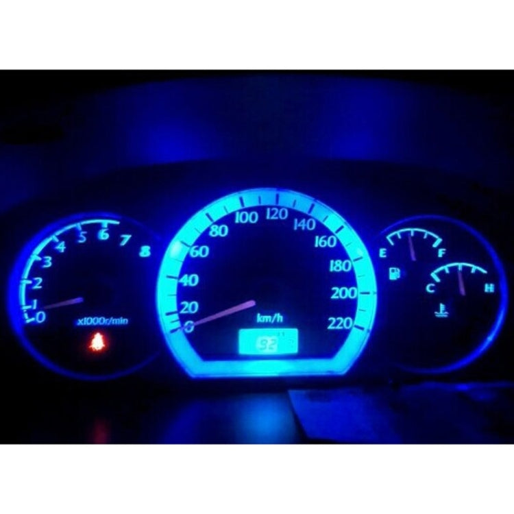 2 PCS T4.7 White Light 0.2W 12LM 1 LED SMD 5050 LED Instrument Light Bulb Dashboard Light for Vehicles, DC 12V, 0.2W T4.7