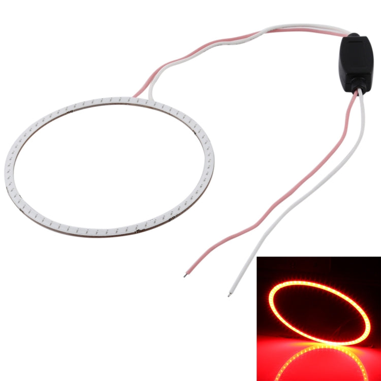 90mm 5W 180LM Angel Eyes Circles Car Headlight COB LED Lights for Vehicles, DC 12-24V, 90mm Red Light, 90mm Blue Light, 90mm White Light, 90mm Pink Light, 90mm Green Light