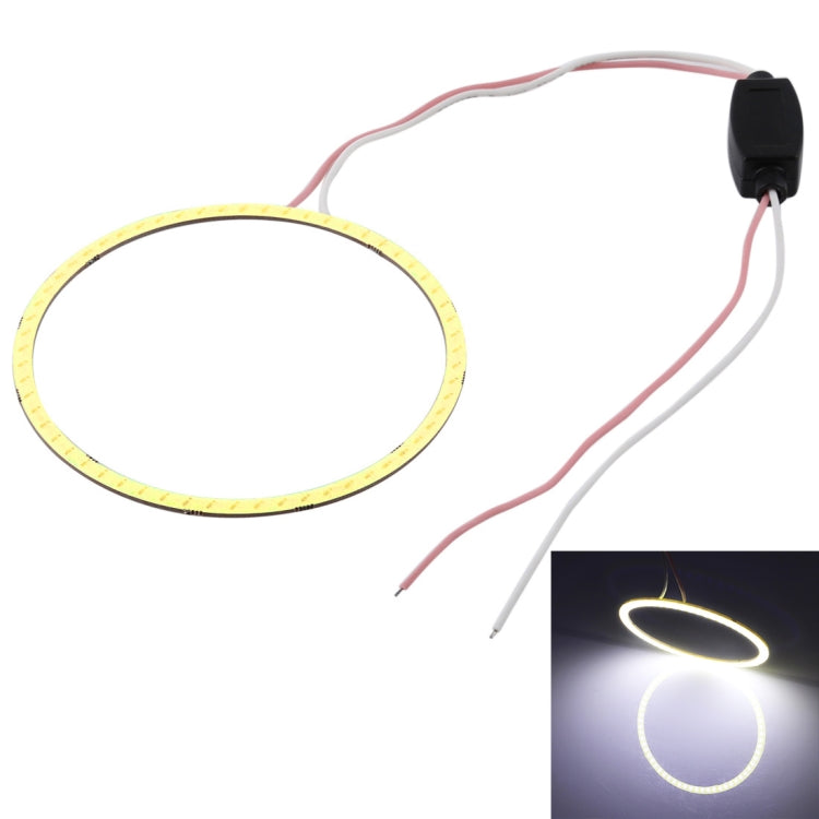 90mm 5W 180LM Angel Eyes Circles Car Headlight COB LED Lights for Vehicles, DC 12-24V, 90mm Pink Light, 90mm Green Light, 90mm Red Light, 90mm Blue Light, 90mm White Light