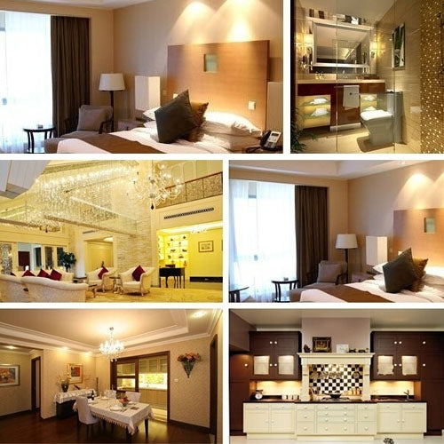 64 LED SMD 2835, AC 220V, S-LED-6500W, S-LED-6500WW