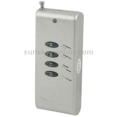 12A RF Audio Controller for RGB LED Strip Remote Controller(Silver)