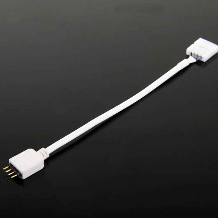 10mm No Need Soldering 4 Pin Male Connector for RGB 5050 SMD LED Strip, Length: 16cm