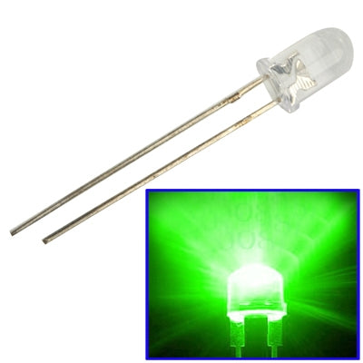 1000 PCS 3mm Water Clear LED Lamp