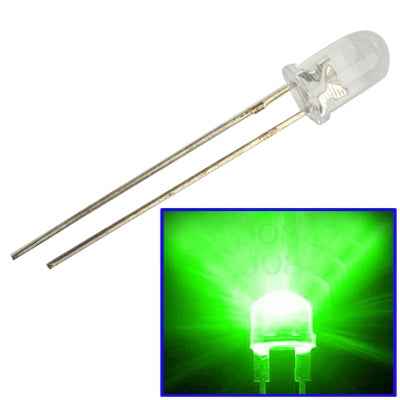 1000 PCS 3mm Water Clear LED Lamp