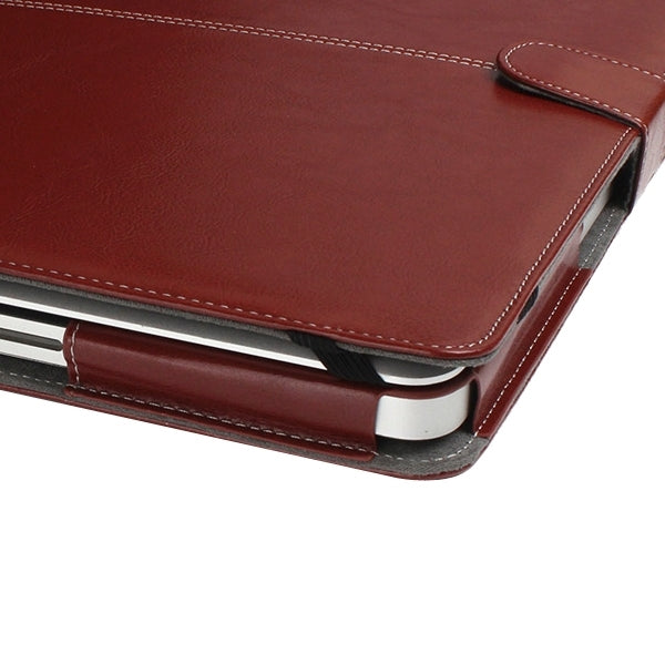Notebook Leather Case with Snap Fastener for 13.3 inch MacBook Pro