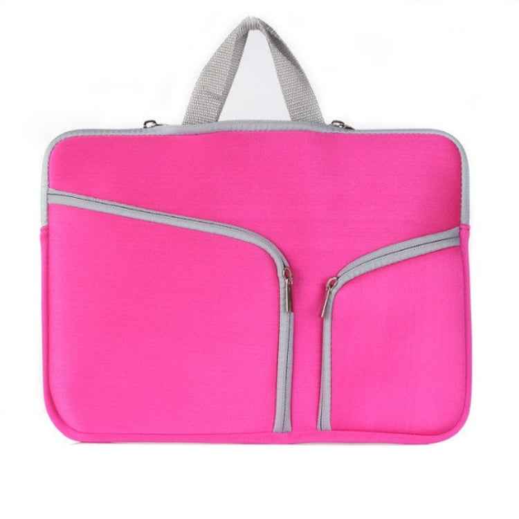 Double Pocket Zip Handbag Laptop Bag for Macbook Air 11.6 inch