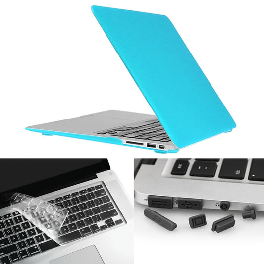ENKAY para Macbook Air de 11,6 pulgadas (versión estadounidense) / A1370 / A1465 Hat-Prince - Funda protectora rígida de plástico esmerilado 3 en 1 con protector de teclado y tapón antipolvo para puertos