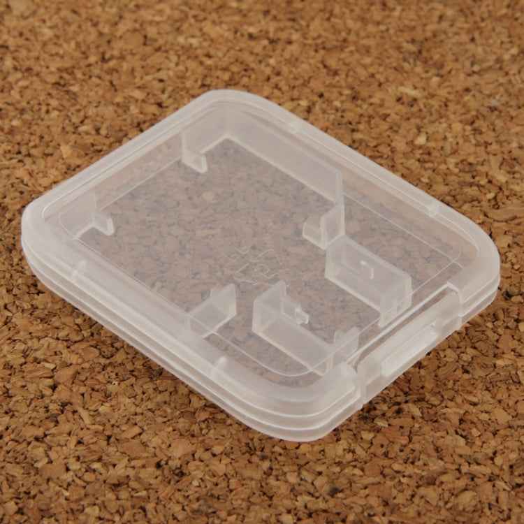 100Pcs Transparent Plastic Storage Card Box for SD Card + Micro SD Card(TF Card)