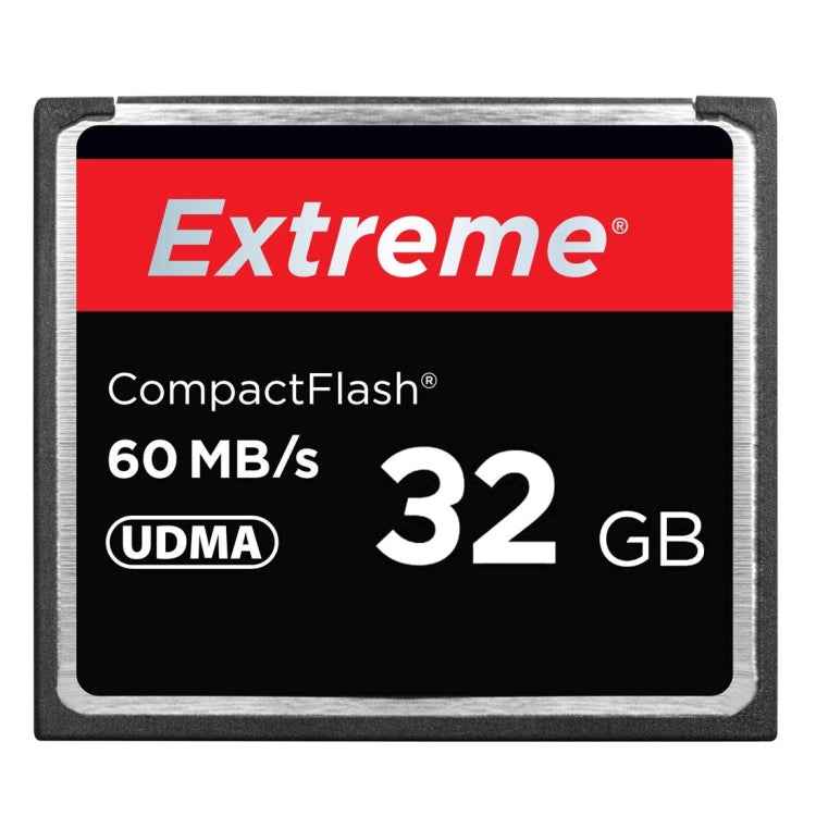 32GB Extreme Compact Flash Card, 400X Read Speed, up to 60 MB/S (100% Real Capacity)