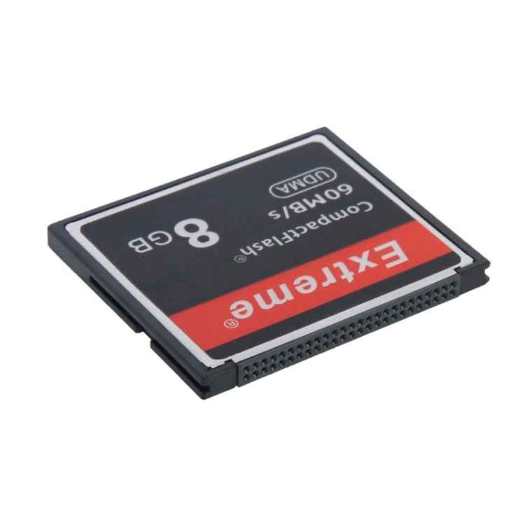 8GB Extreme Compact Flash Card, 400X Read Speed, up to 60 MB/S (100% Real Capacity)