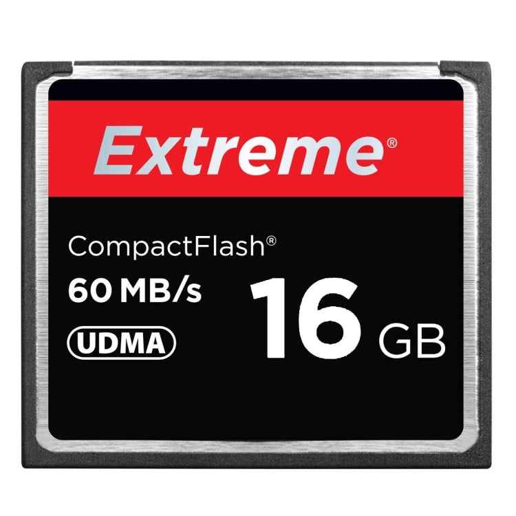 16GB Extreme Compact Flash Card, 400X Read Speed, up to 60 MB/S (100% Real Capacity)