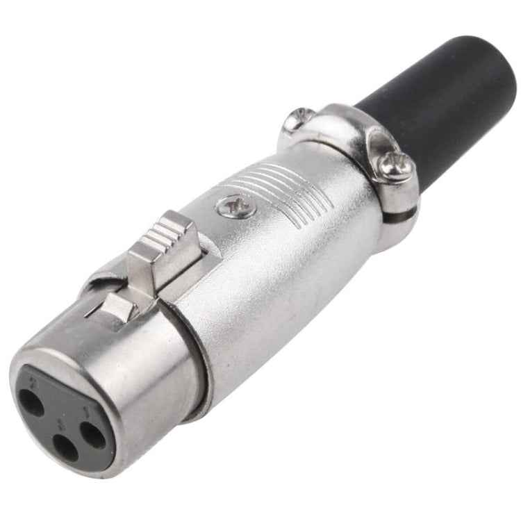 3 Pin XLR Female Plug Microphone Connector Adapter, Female Plug
