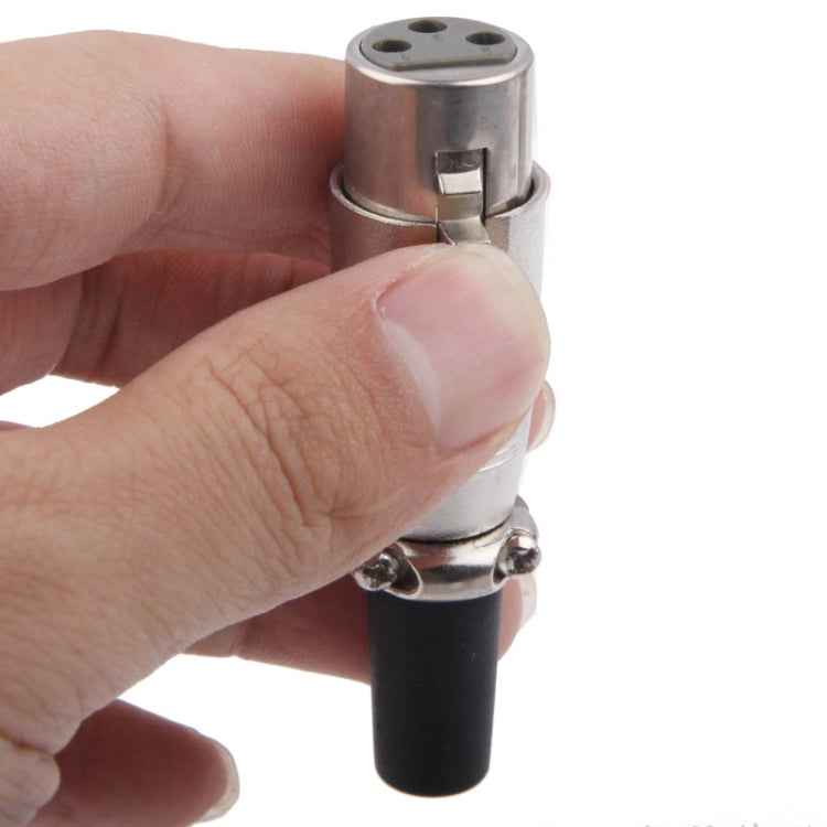3 Pin XLR Female Plug Microphone Connector Adapter, Female Plug