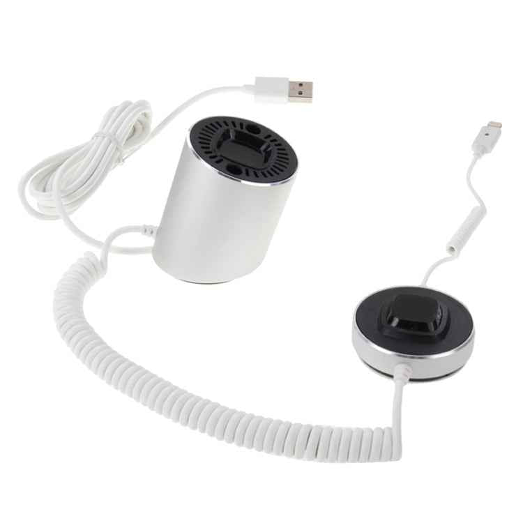 Cylindrical Display Stand Digital Security System Burglar Alarm / Anti-theft Alarm with Password Remote Control for iPhone & iPod & iPad with 8 Pin Port