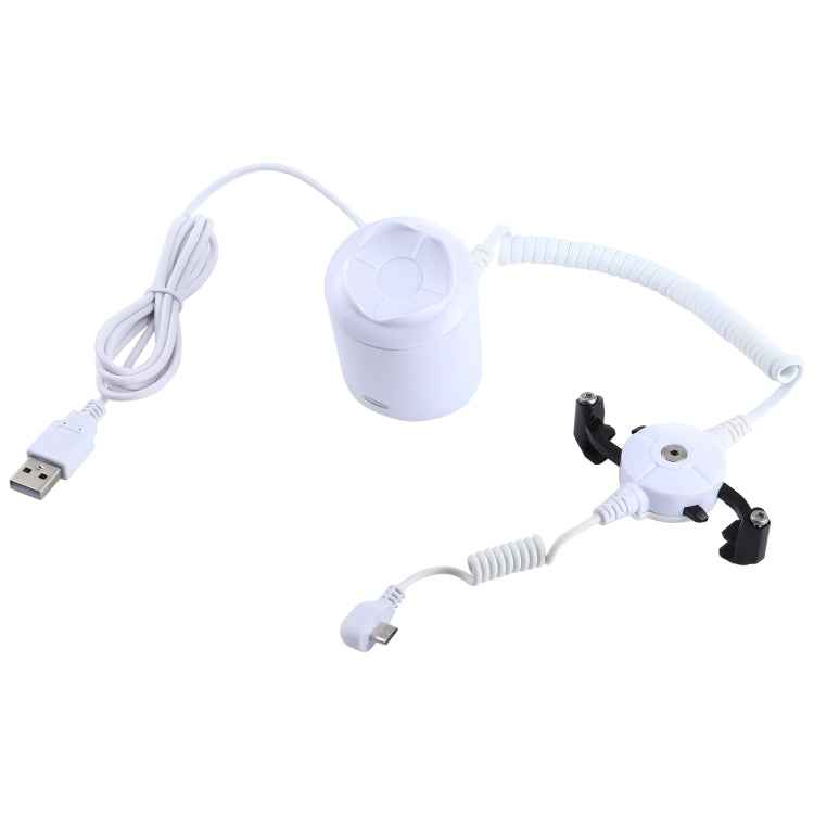 Cylindrical Display Stand Security System Burglar Alarm / Anti-theft Alarm Display Holder with Infrared Remote Control for Smartphones with Micro-USB Port