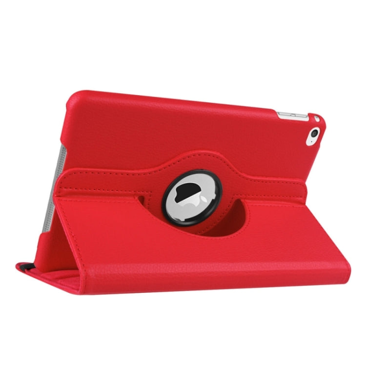 Litchi Texture 360 Degree Rotating Smart Leather Case with Holder for iPad mini 4 / mini 5
