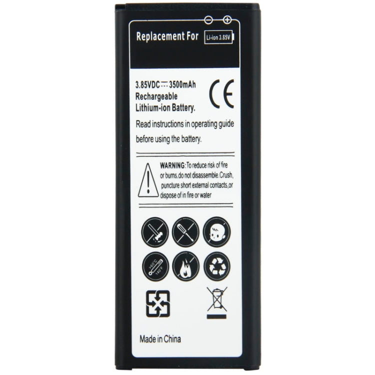 Batterie Li-ion rechargeable pour Galaxy Note 4 / N9100, neutre, 3 500 mAh
