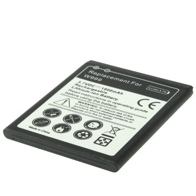 1900mAh Replacement Battery for Samsung W999