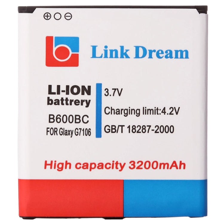 Link Dream High Quality 3200mAh Replacement Battery for Galaxy Grand 2 / G7106 (B600BC)