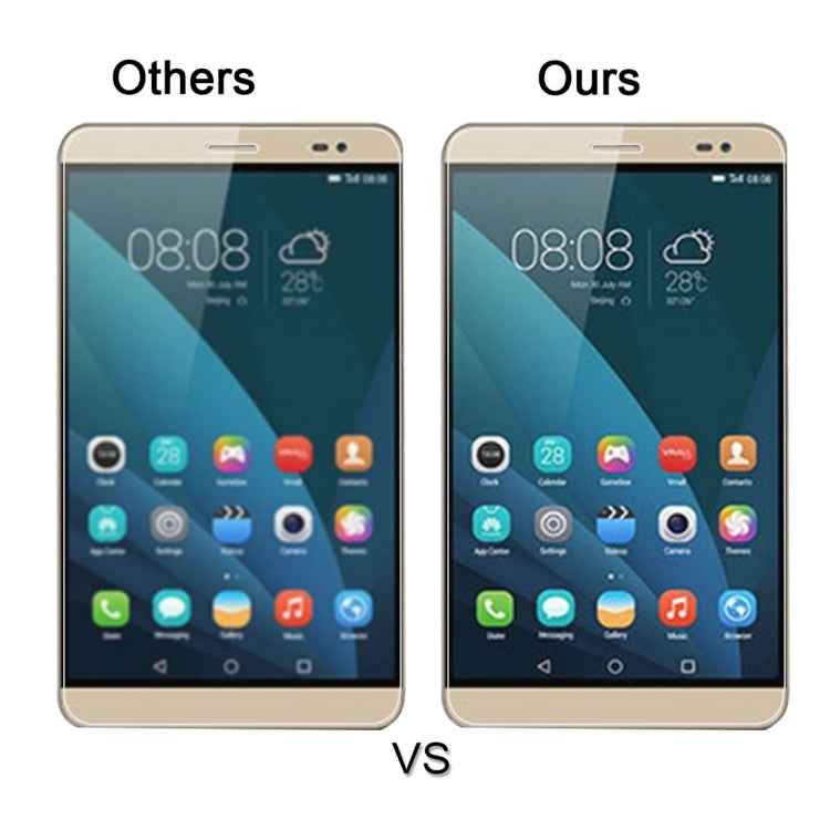 0.4mm 9H+ Surface Hardness 2.5D Explosion-proof Tempered Glass Film for Huawei MediaPad X2